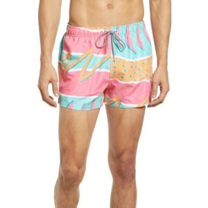 Boardies Apparel Mens fresh‎ prince 90s Print Swim Trunks Small